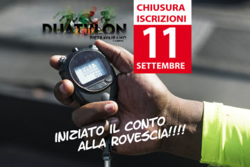 CHIUSURA ISCRIZIONI  11 SETTEMBRE non mancare!!!!