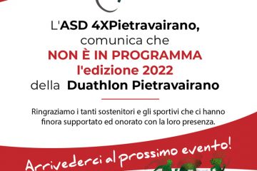 Non è in programma l’edizione 2022